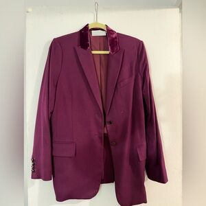Carlisle New York Velvet Blazer